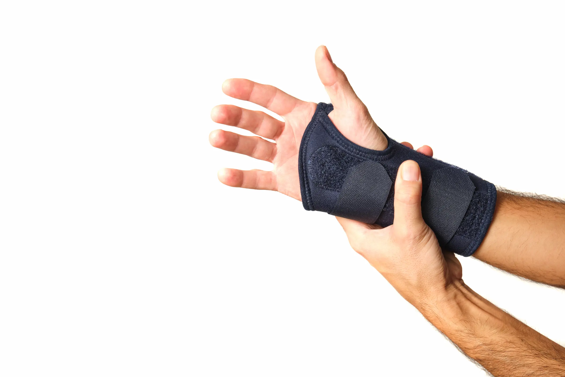 Handgelenksschiene bei Handverletzung Handgelenksschiene bei Handverletzung